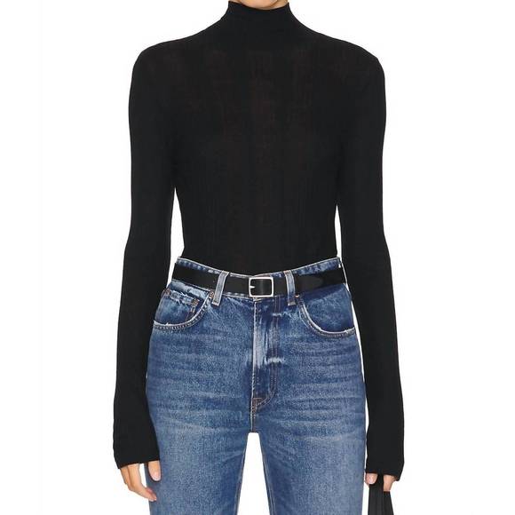 NATION LTD Tops - NEW NATION LTD rene turtleneck top in jet black